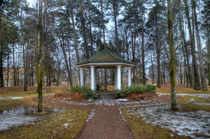 Lente seisoen park agtergrond