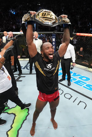 Leon Edwards Oorwinning — Xiaomi Pad 9 Pro Max Muurpapier