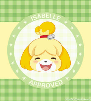 Oulike HD Isabelle Animal Crossing-agtergrond — Galaxy Z Vou Muurpapier