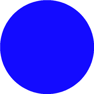 Lewendige Blou Sirkel Grafika