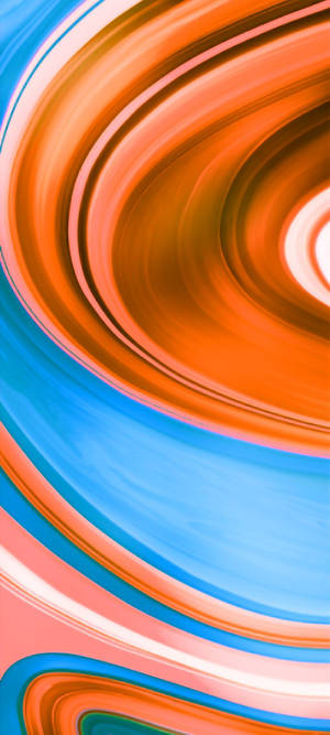 Lewendige en Moderne Redmi 9 in Oranje en Blou Gradiënt — OnePlus 11 Muurpapier