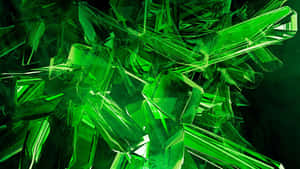 Lewendige Neon Groen Estetiese Agtergrond — Neongroen Muurpapier