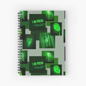 Lewendige Neon Groen Estetiese Agtergrond — Neon groen estetika Muurpapier