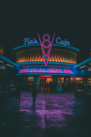 Neon-agtergrond — Vivo Pad Muurpapier