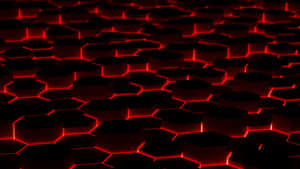 Lewendige Neon Rooi Gloed — Neon rooi Muurpapier