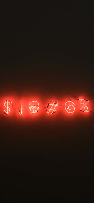 Neon Agtergrond — iPhone 15 Pro Muurpapier