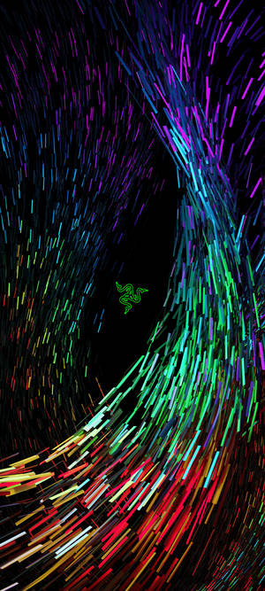 RGB Abstrakte Razer-logo muurpapier — iPhone 18 Pro Max Muurpapier