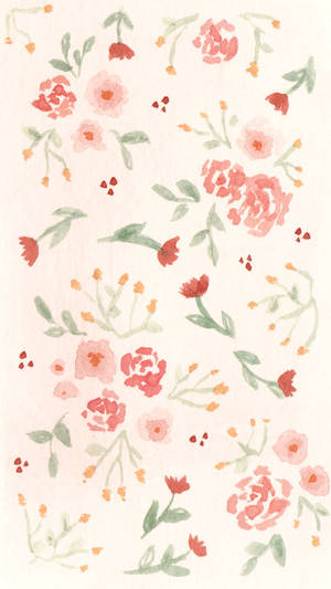 Lieflike Pienk Blomme iPhone