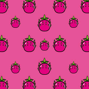 Lieflike Pienk Kawaii Agtergrond — Kawaii pienk Muurpapier