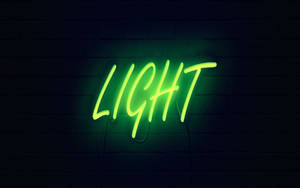 Lig Neon Groen Estetika — Neon groen estetika Muurpapier