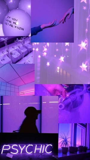 Ligte Pers Estetiese Fotokollasj — Ligpers aesthetics Muurpapier