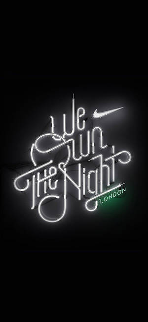 Londen Nike iPhone Logo — iPhone 18 Pro Max Muurpapier
