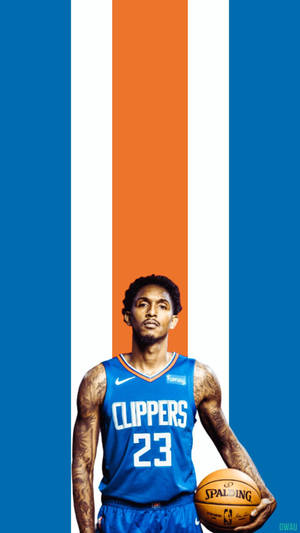 Lou Williams vertikale strepe muurpapier — Skoon Muurpapier