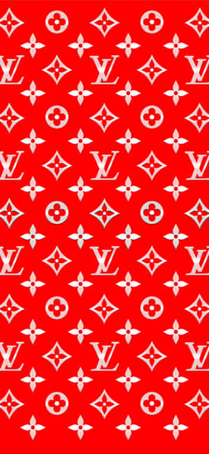 Louis Vuitton Patroon — iPhone 13 Pro Max Muurpapier