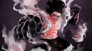 Luffy Gear 4 Donker Vorm muurpapier — Luffy gear 4 Muurpapier