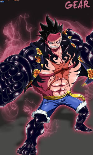 Luffy Gear 4 Stoom muurpapier — Luffy gear 4 Muurpapier