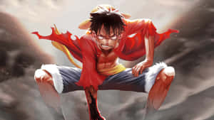 Luffy veg vir geregtigheid en word die Piraatkoning — Luffy Muurpapier