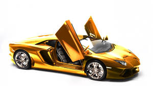 Goue koel motor agtergrond — Koel motors Muurpapier