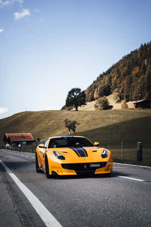 Ferrari-agtergrond — Vivo Pad6 Pro Muurpapier