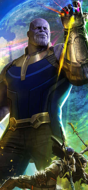 Iphone Xs Marvel's Avengers Agtergrond — iPhone 16 Pro Muurpapier