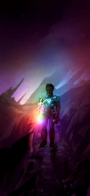 Iphone Xs Marvel's Avengers Agtergrond — iPhone 13 Mini Muurpapier
