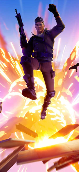 1080 Fortnite — Galaxy A27 Muurpapier