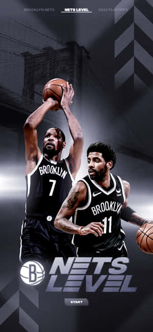 Brooklyn Nets-agtergrond — Moto E15 Muurpapier