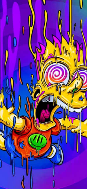 Simpsons agtergrond — Oppo Reno16 FS Muurpapier