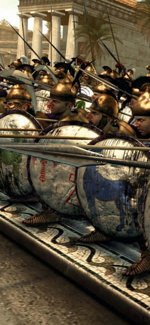 Iphone Xs Max Total War Attila Agtergrond — Motorola Edge Muurpapier