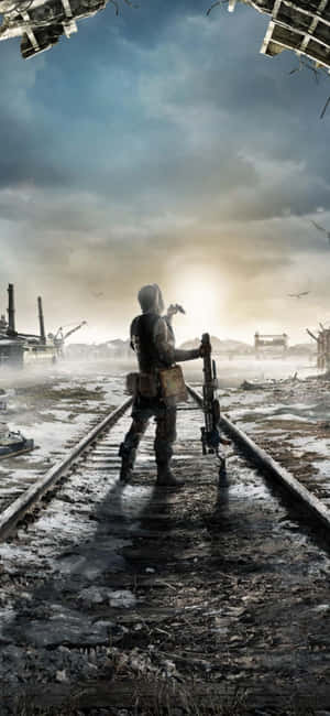 Iphone X Metro Exodus Agtergrond — Vivo X500 Pro Max Muurpapier