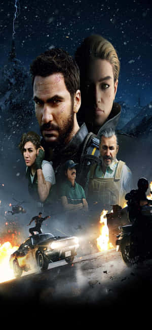 iPhone X Just Cause 4 Agtergrond — Vivo X500 Pro Max Muurpapier