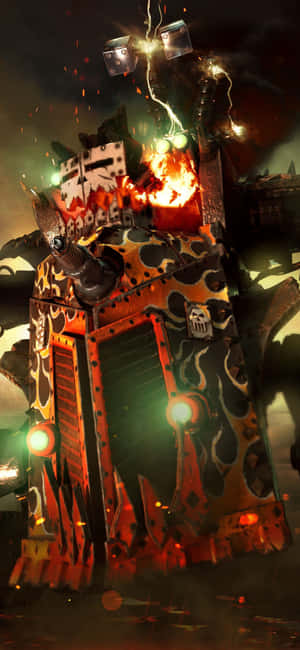 Iphone Xs Dawn Of War Iii Agtergrond — iPhone 18 Pro Muurpapier