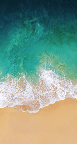 iPhone 11 strandfront lugfoto-agtergrond. — iPhone 11 Muurpapier