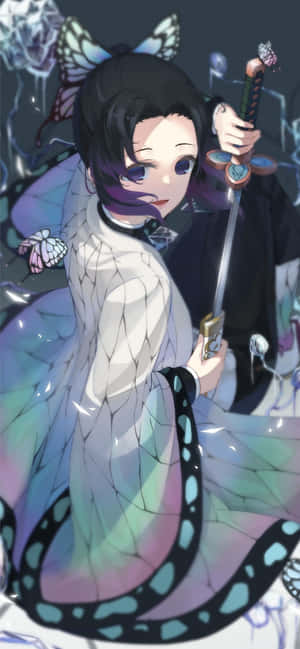 Demon Slayer iPhone 11 — Vivo X500 Pro Max Muurpapier
