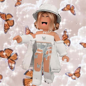 Maak jou speletjie-ervaring kleurvol met Aesthetic Roblox — Estetiese Roblox Muurpapier