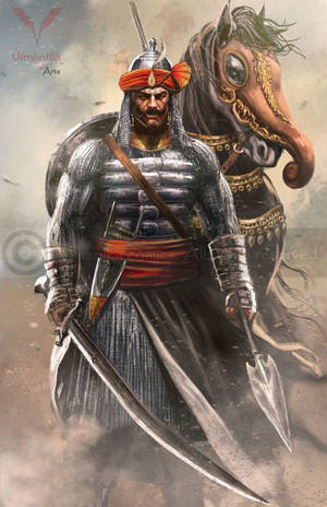 Maharana Pratap Verbeeldingkuns 4K — Honor MagicPad 3 Pro 12.3 Muurpapier