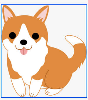 Maklike Hond Prente — Honor Magic V Flip 2 Muurpapier