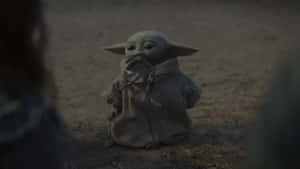 Mandalorian Yoda — Star Wars Muurpapier