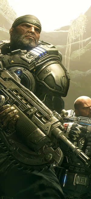 Iphone Xs Gears Of War 5-agtergrond — Honor X70 Refresh Muurpapier
