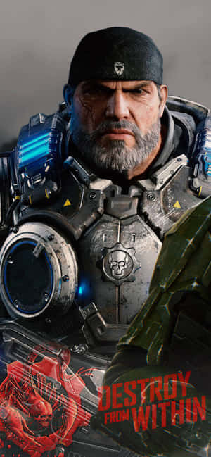 iPhone XS Gears of War 5 Agtergrond — iPhone 15 Muurpapier