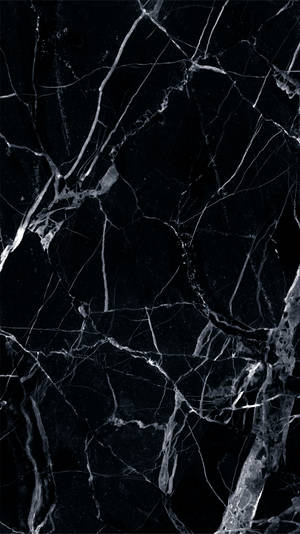 Marquina Swart Wit Marmer iPhone — Swart en wit estetiese GIF Muurpapier