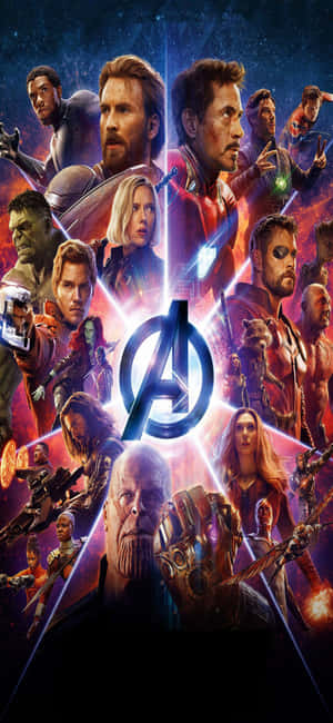 Iphone Xs Marvel's Avengers Agtergrond — iPhone 14 Pro Max Muurpapier
