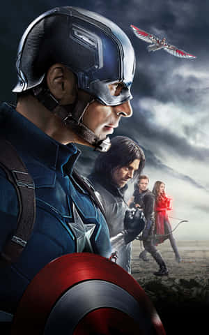 Captain America Koel — Honor Pad 10 Muurpapier