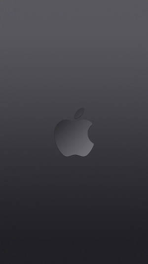 Mat Swart Apple-logo iPhone SE — iPhone Se Muurpapier