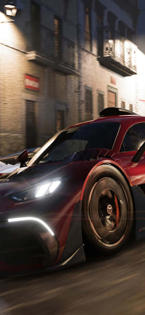Iphone X Forza Motorsport 7 Agtergrond — iPhone 17e Muurpapier