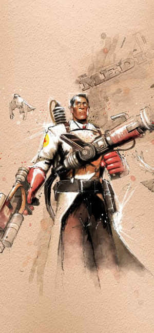 Iphone Xs Max Team Fortress 2 Agtergrond — iPhone 11 Pro Muurpapier