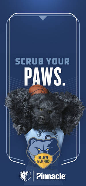 Memphis Grizzlies NBA-span-agtergrond — iPhone 18 Muurpapier