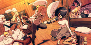 Attack On Titan-agtergrond — Attack on titan Muurpapier