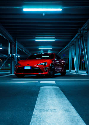 Metaalrooi Toyota Motor muurpapier — OnePlus Pad 3 Muurpapier