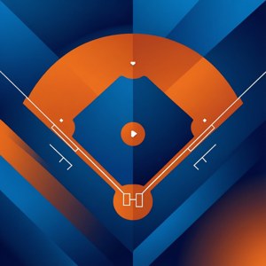 Abstrakte meetkundige kuns in Mets-kleure met 'n bofbaldiamant. — Galaxy Watch Muurpapier
